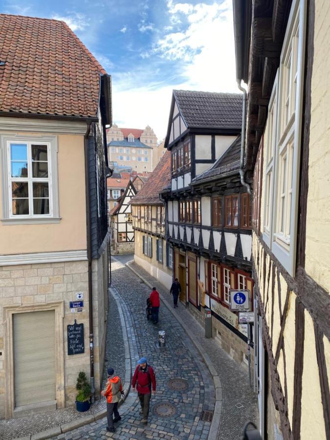 Ferienwohnung Helene Im Einzeldenkmal - Lange Gasse 29 Quedlinburg Exteriér fotografie