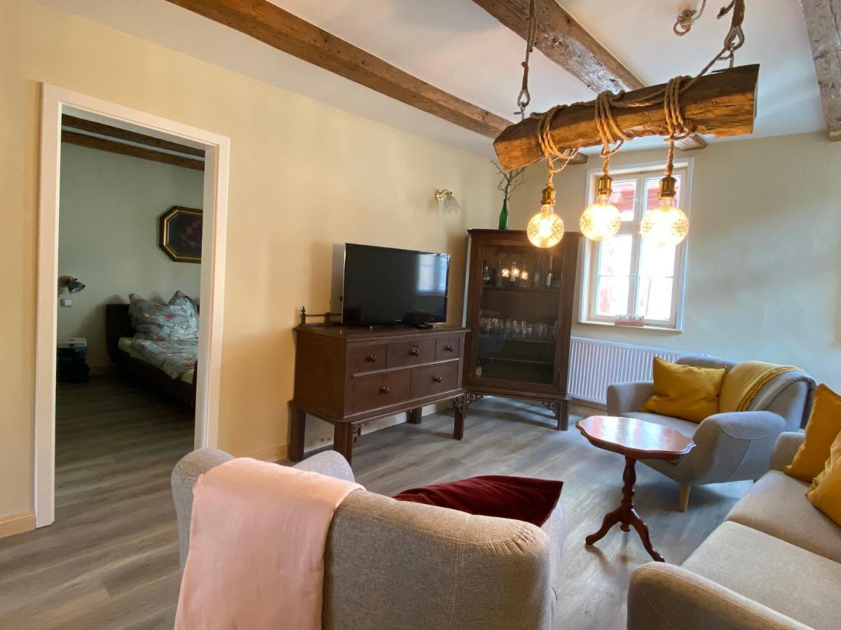 Ferienwohnung Helene Im Einzeldenkmal - Lange Gasse 29 Quedlinburg Exteriér fotografie
