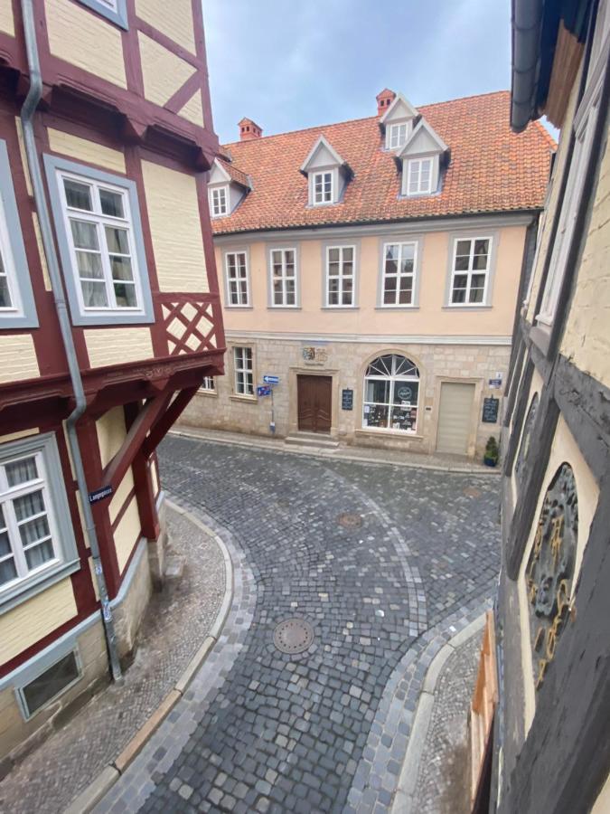 Ferienwohnung Helene Im Einzeldenkmal - Lange Gasse 29 Quedlinburg Exteriér fotografie